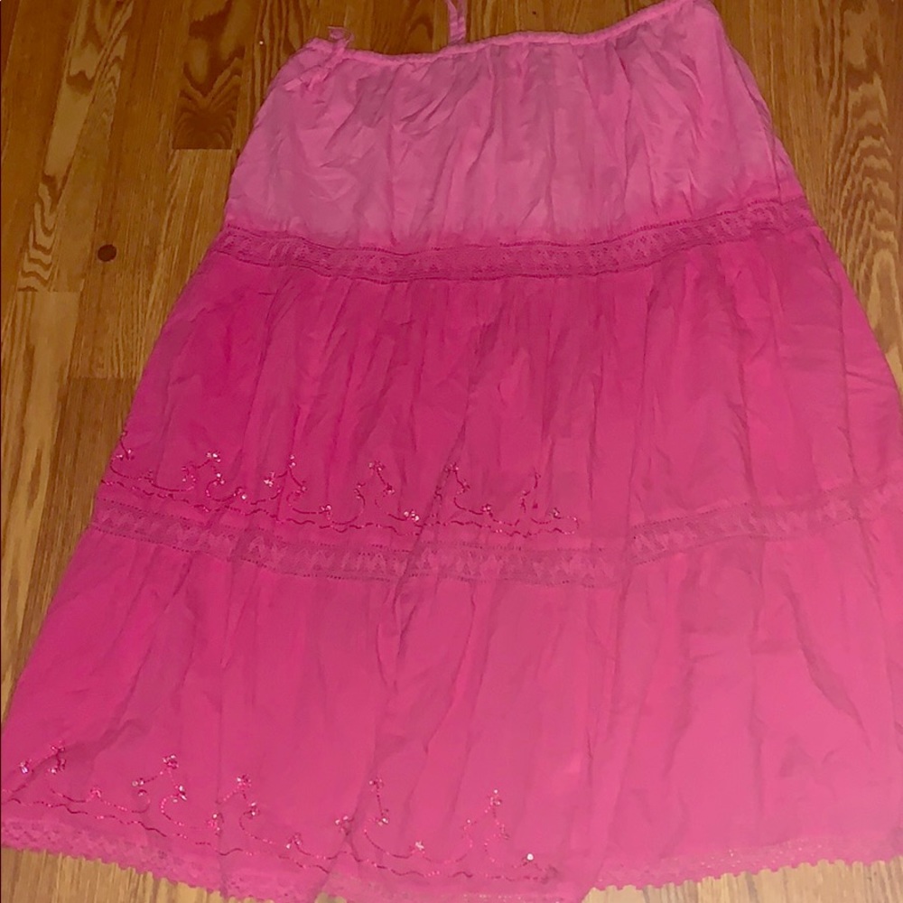 Bobby Brooks Prairie Skirt Pink NWOT